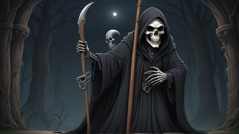 grim reaper cartoon