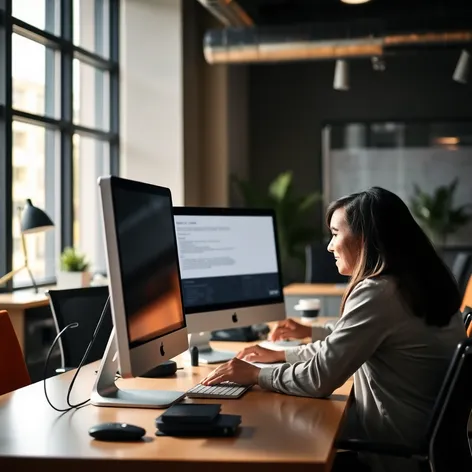 people working with computer