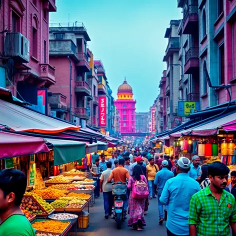 new delhi street scene