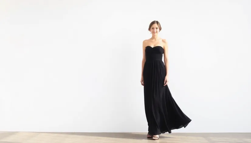 black tube maxi dress