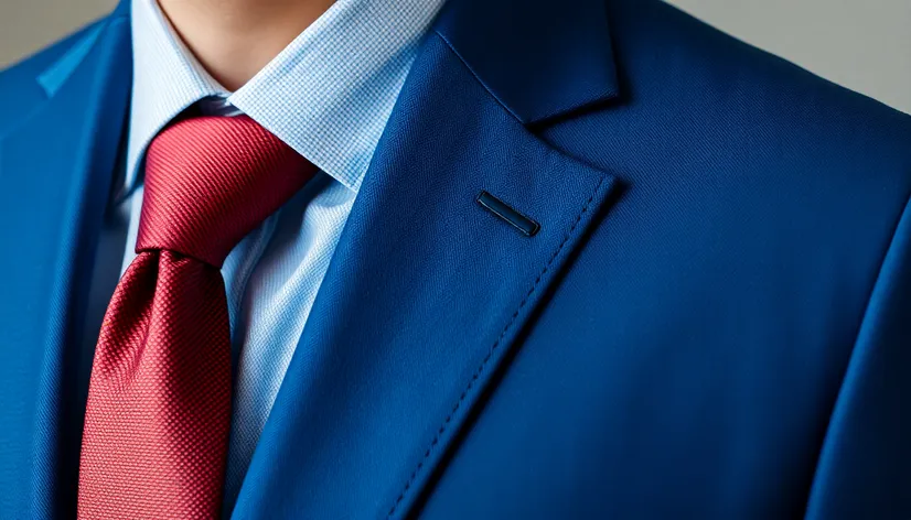 brown tie on blue