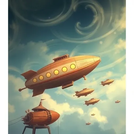 studio ghibli airships