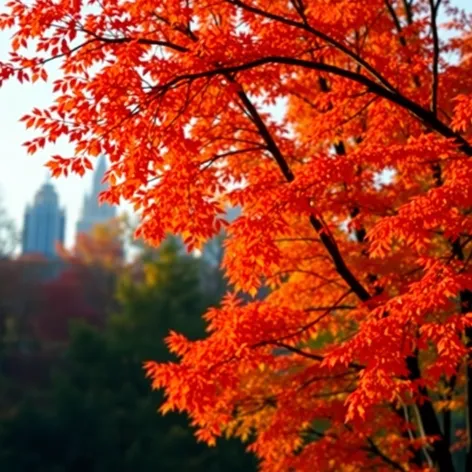 central park autumn