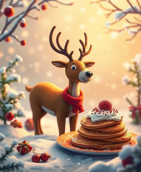 reindeer pancakes