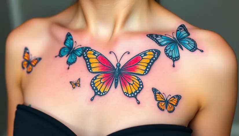 small butterfly tattoos