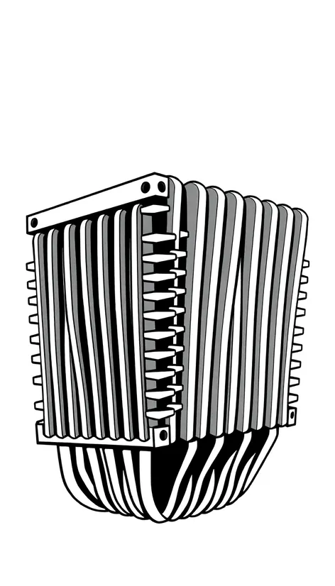 computer heat sink clipart