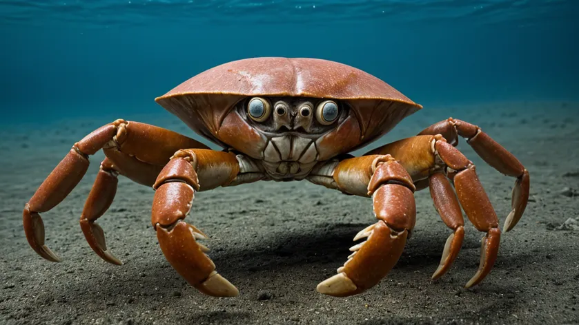 A titan crab near