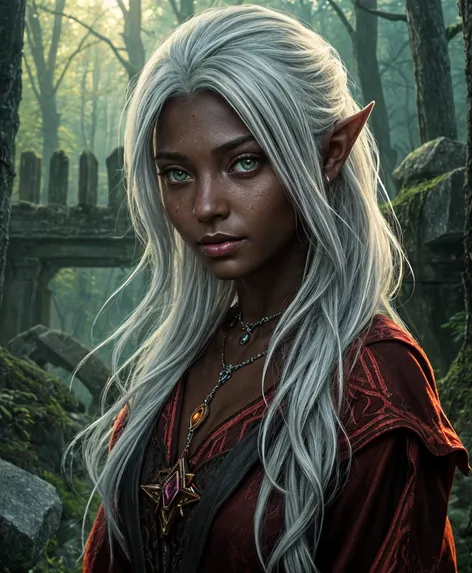 Fantasy dark skinned female