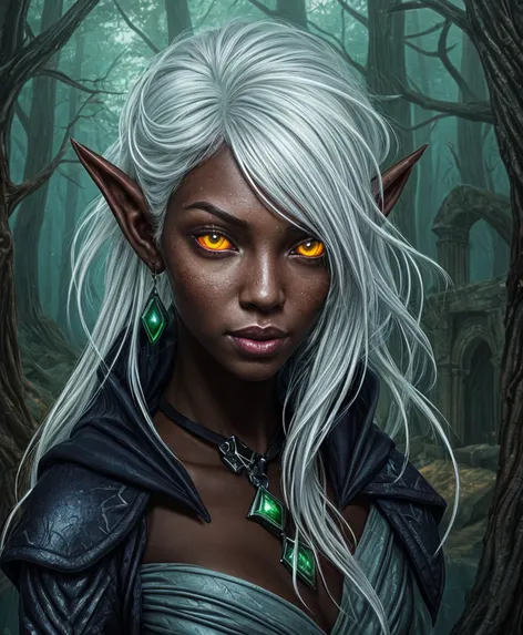 Fantasy dark skinned female