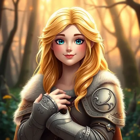 huggable medieval fantasy woman