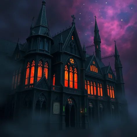 fantasy gothic city art