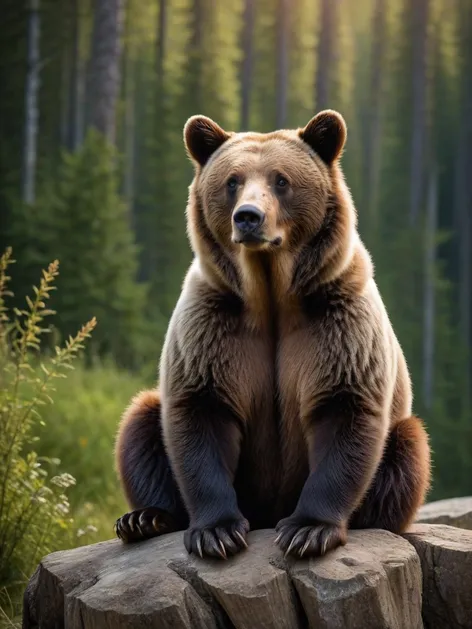 bear sitting