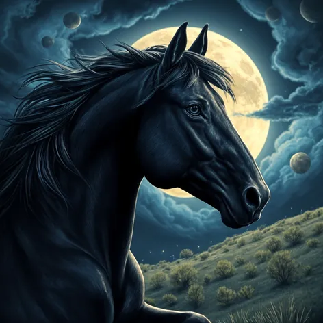 black horse