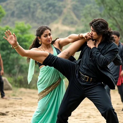 Nayanthara Kicking Shahrukh Khan,