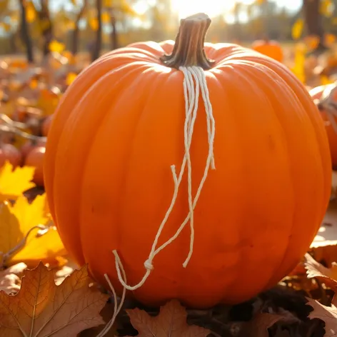 white strings pumpkin