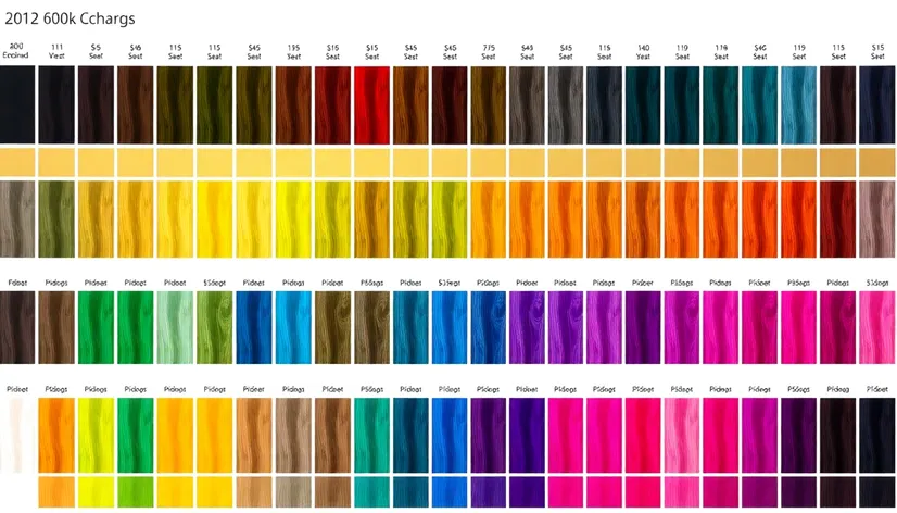 hair colors chart