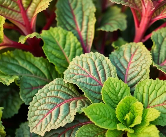 rhubarb leaves