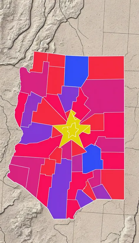 arizona county map