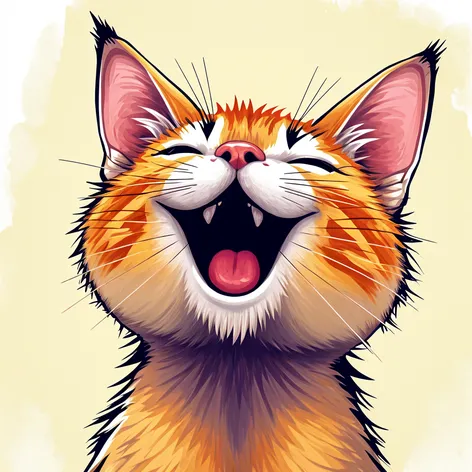 laughing cat