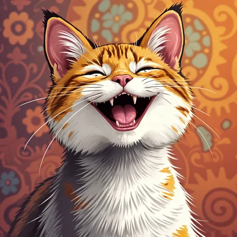 laughing cat