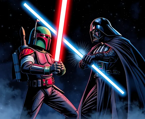 boba fett vs vader