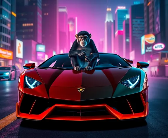 monkey lamborghini