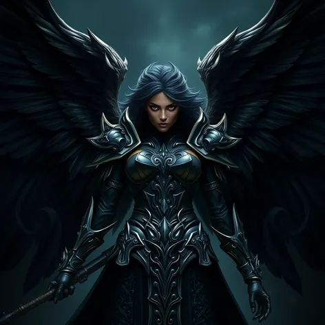 black female archangel warrior