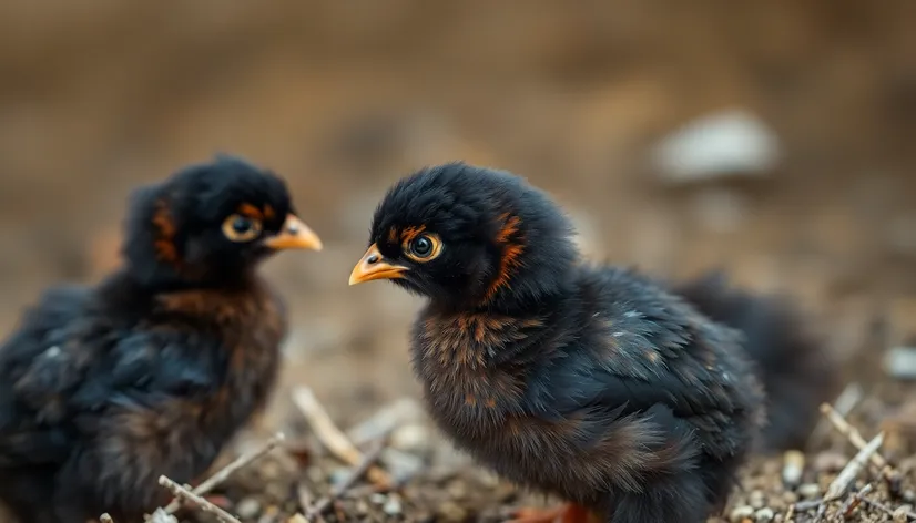 black copper maran chicks