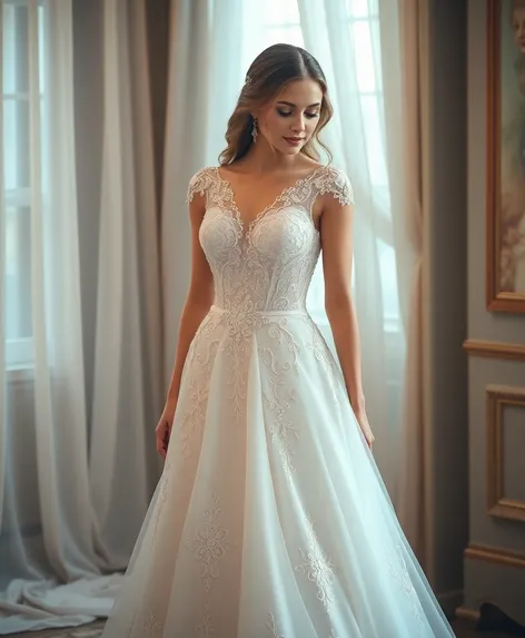 empire wedding dress