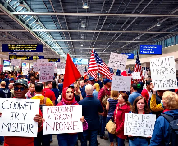 cleveland hopkins protest