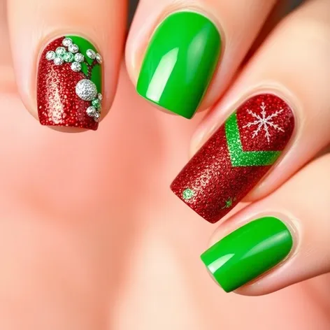 christmas toe nail designs