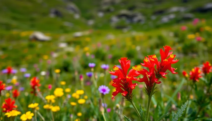 scarlet paintbrush flower