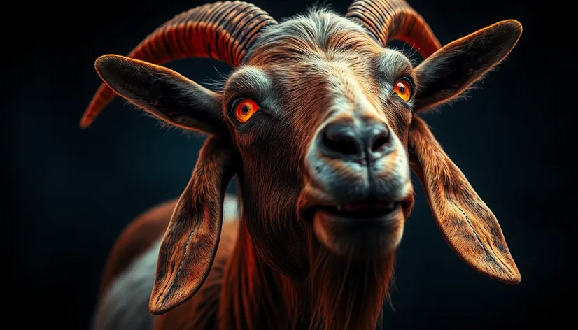 scary goat