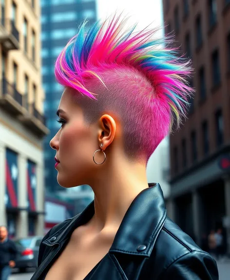 mohawk hairstyle for ladies