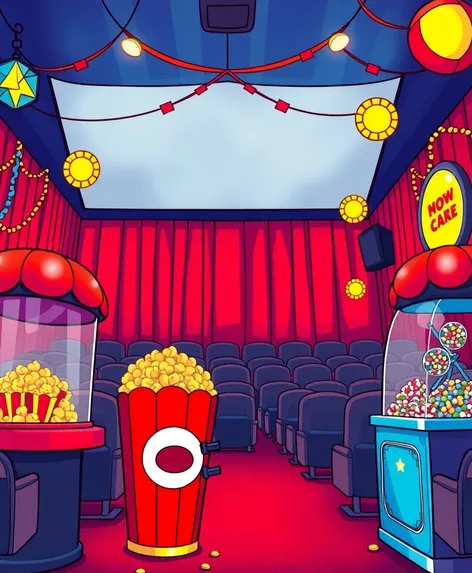 movie theater cartoon