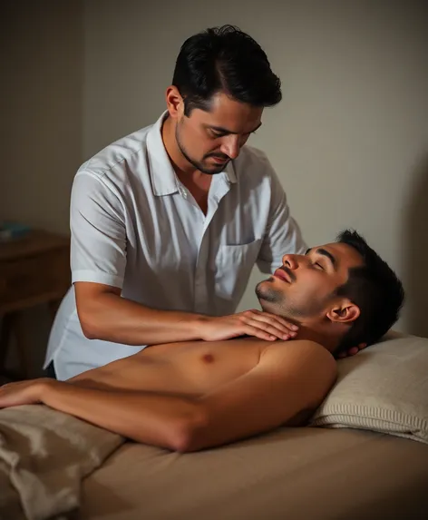 male male massage