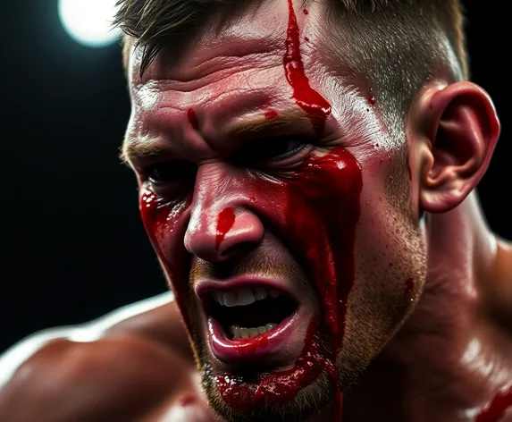 nate diaz bloody face