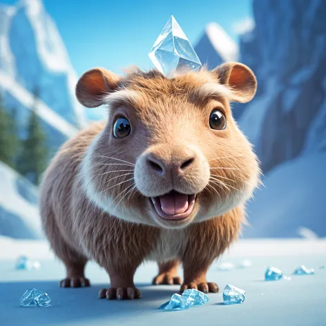 ice type capybara pokemon