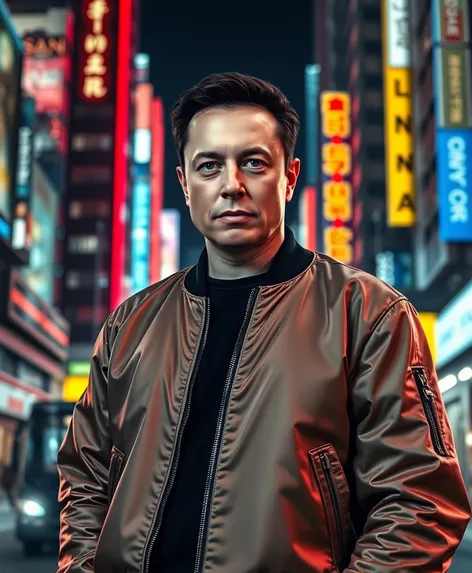 elon musk bomber jacket