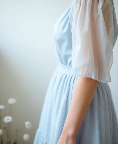 vintage light blue ress