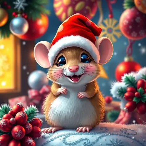 souris mascotte mascotte noel