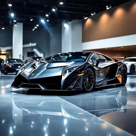 black lambo veneno