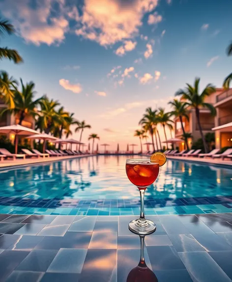 coctail pools royalty free