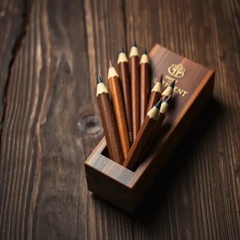 pencils with case