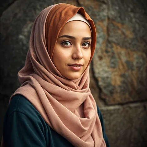 Brown hijab girl