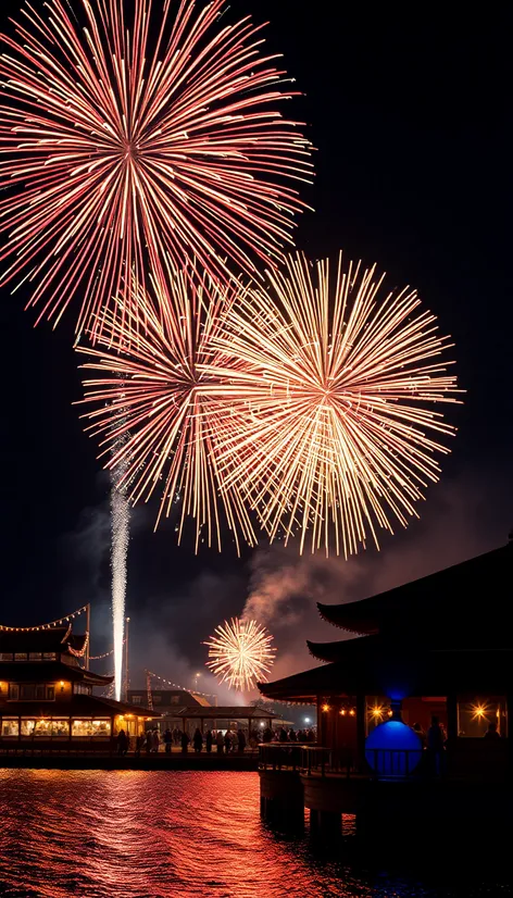 atami marine sea fireworks