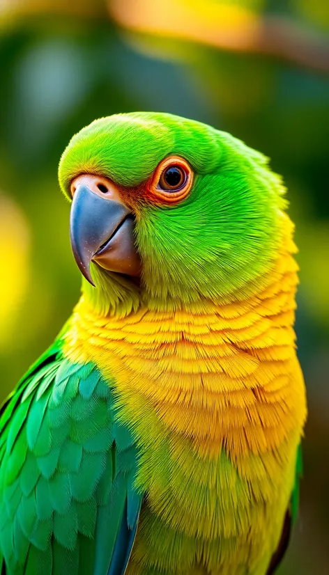 beautiful green cheeked conure