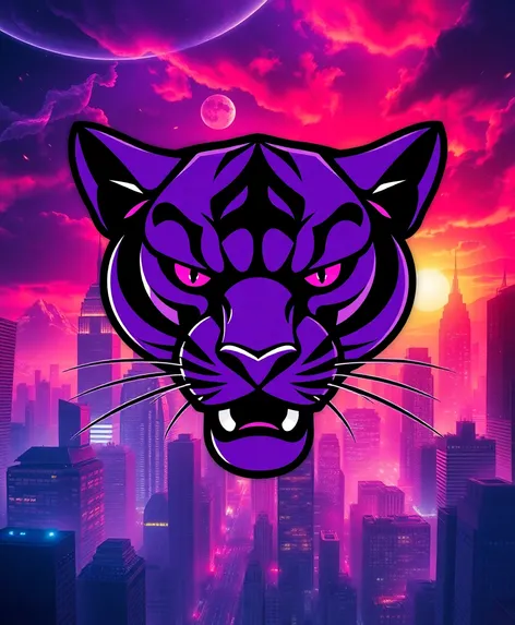 purple panther logo