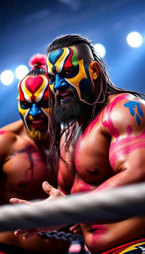 face paint wrestlers