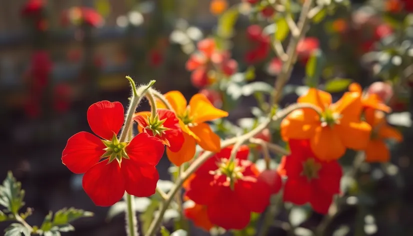 tomato plant flowers